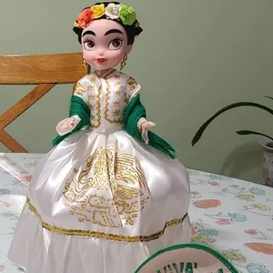 Mexican Doll, Fridita Doll, Muñeca Frida, Muñeca Artesanal, Handmade Doll