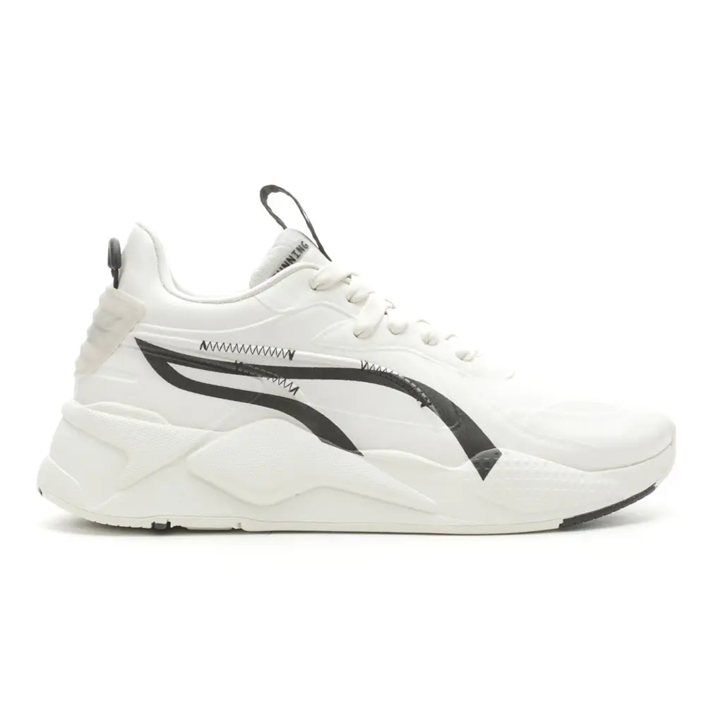 PUMA Mens Rs-X Whispers Lace Up Sneakers Shoes - Black, White