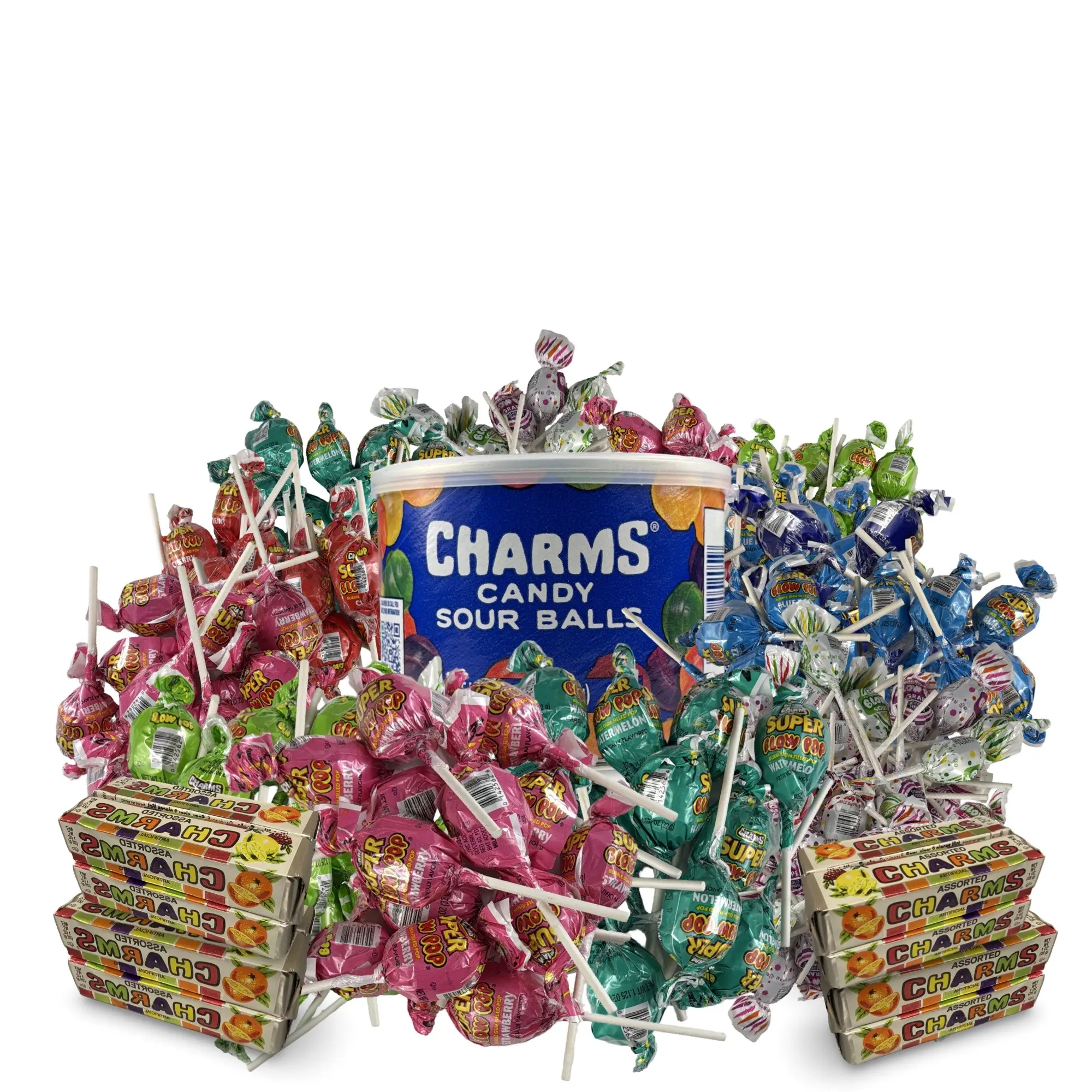 Charms Classic Candy Favorites – Lollipops, Blow Pops, Super Blow Pops, Sour Balls & Nostalgic Squares | Choose Your Favorite