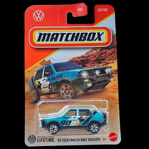 Matchbox 90 Volkswagen Golf Country Green #22 Mainline 2025 hot wheels Nissan LB-ER34