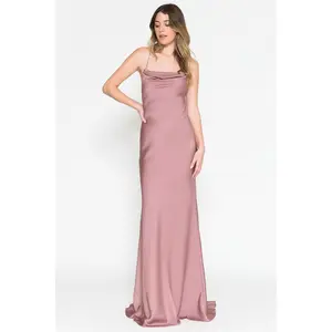 Mauve Bridesmaid Dresses-Inexpensive Amelia Couture 6111 Classy