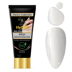 Hybrid Gel - HyGEL CLEAR 60ml - PF01 Natural Clear Overlay Hybrid Gel - HyGEL CLEAR 60ml - PF01 Natural Clear Overlay