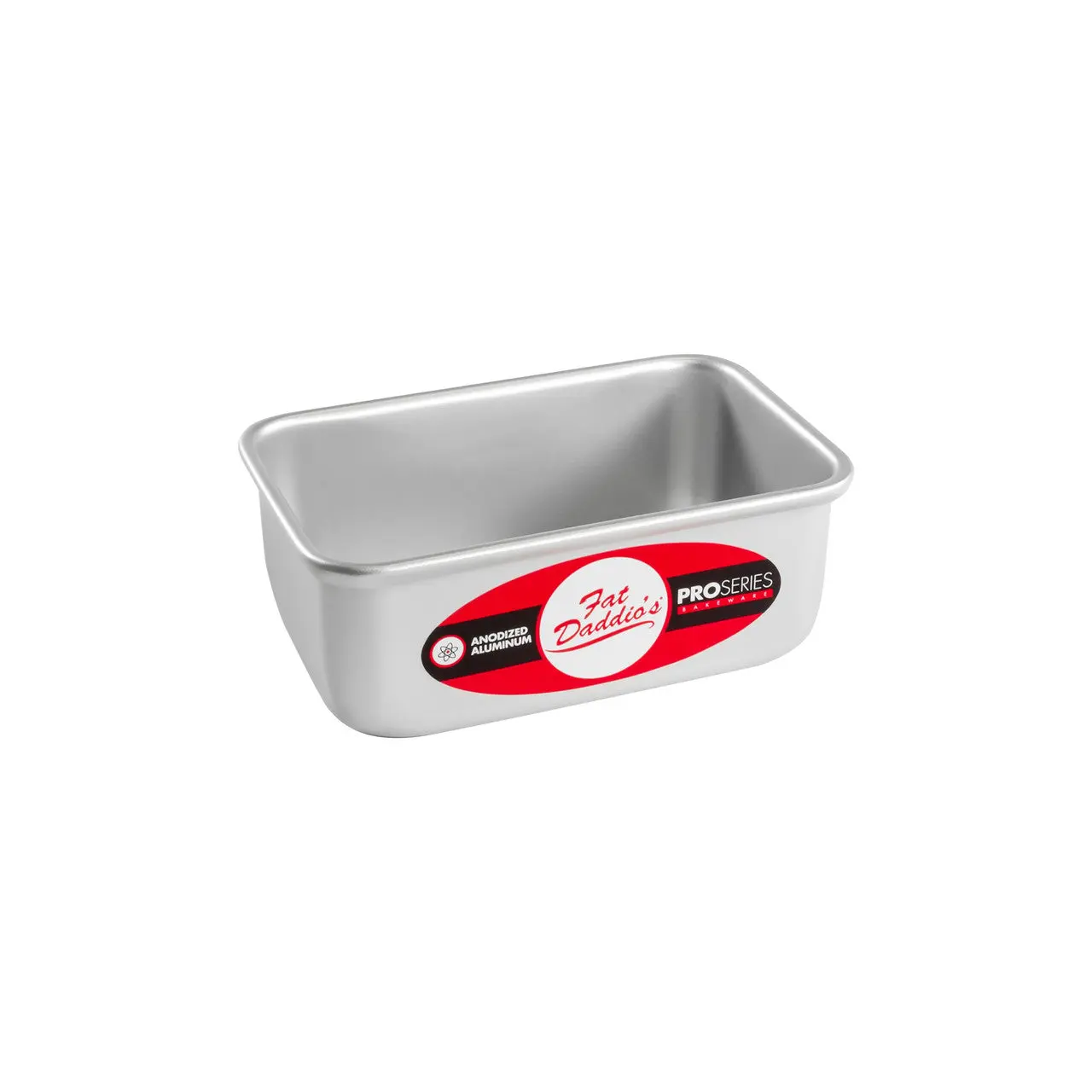 Fat Daddio's BP-5639 Anodized Aluminum Bread Pan, 5" x 2.75" x 2"