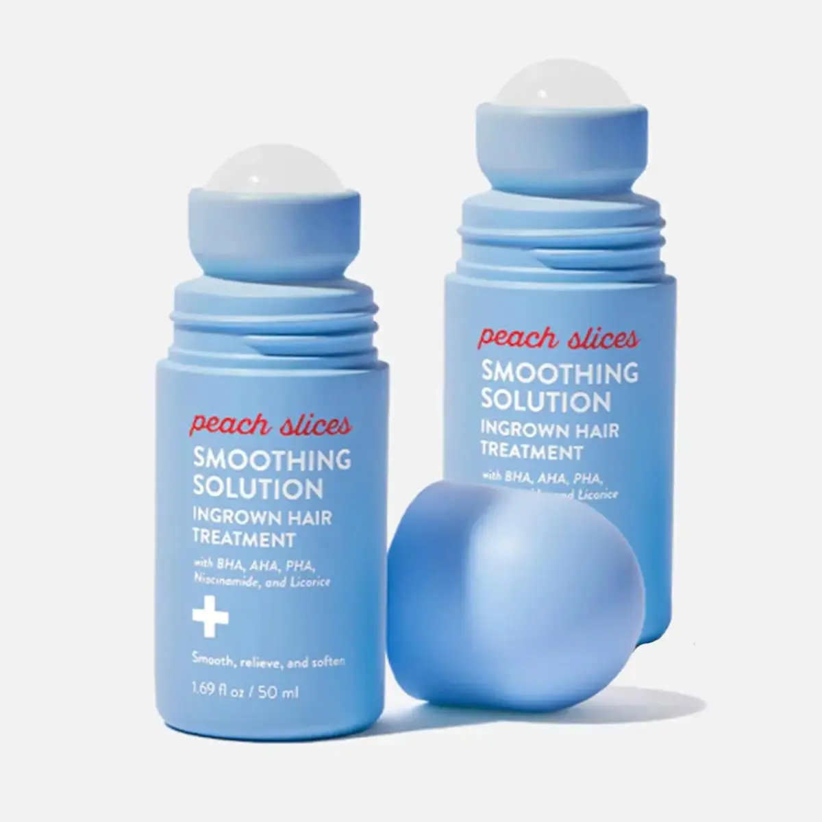 Peach Slices Smoothing Solution Ingrown Hair Treatment with Peach & Lily for Silky Smooth Bump-Free Skin