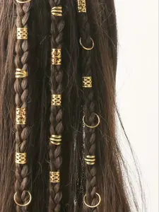 Vintage Hollow Out Design Hair Rings, Fashionable Hair Accessories for Women & Girls, Trendy All-match & Exquisite Hair Accessories for Daily Use