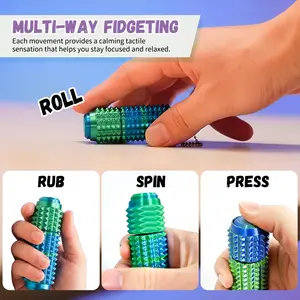 Fidget Stress Sensory Toys,Novelty Pain Stim Multifunction Fidget Toy Spiky Stress Relieving Suitable Relaxation for Adults Teenagers Gifts
