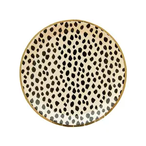 LEOPARD DESSERT PLATES