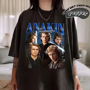 Anakin Skywalker Shirt, Comfort Colors Shirt, Anakin Skywalker Vintage 90s Shirt, Bootleg Shirt, Gift For Woman and Man Unisex T-Shirt
