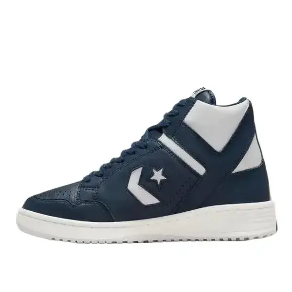 Converse Weapon Mid 'Obsidian' Men's Basketball Male Sneaker - Premium Leather Upper, Cushioned Support, Padded Mid-Cut Collar, Durable Rubber Outsole for Everyday Wear