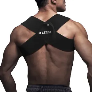 OLITE Fitness Heavy Shoulder Straps for Bench Presses & Shoulder Training - Straight Chest & Back Assist, Open Shoulder Support, Weighted Belt for Muscle Exercise Equipment