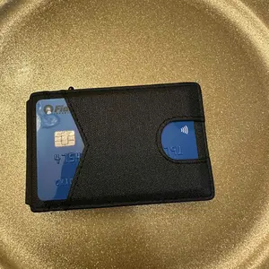 Men's Business Matching Rfid Blocking Wallet, Simple Plain Multi Card Slots Wallet, Minimalist Card Holder Wallet for Men, Trifold Card Holder