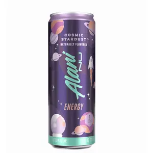 Alani Nu Cosmic Stardust Energy Drink 12 fl oz Naturally Flavored with Unique Cosmic Design for Distinctive Taste Experience
