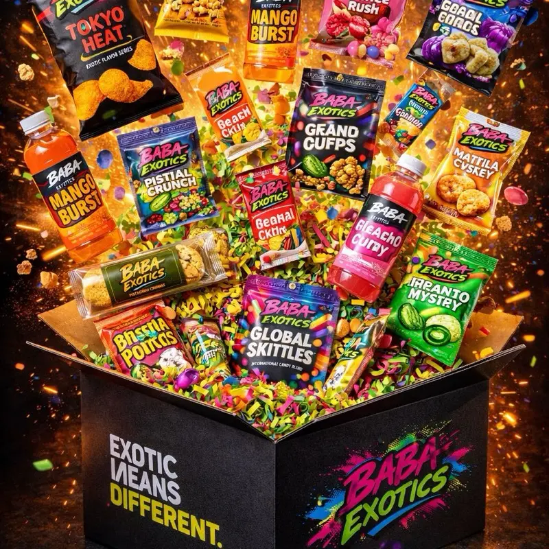 Babas large exotic snack box Babas large exotic snack box