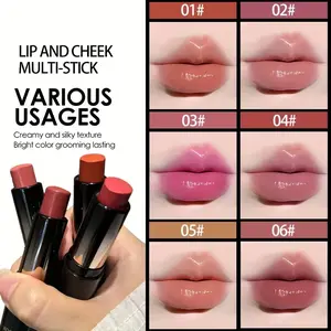 [Limited Edition 6-Piece ]HERORANGE Tinted Lip Oil - 24H Transfer-Proof & Non-Sticky Glossy Stain | Tea-Infused Formula, Peachy Nude Shades | Long-Lasting Hydration | Perfect Christmas Party Gift for Teens Color Changing Temperature Lipstick Set。