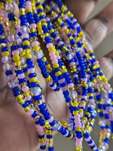 Solar Energy 60 inch tie on waistbeads