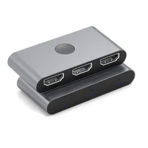 HDMI Switcher Splitter Combo, 4K 60hz Bidirectional Adapter, Easy Source Switching, Plug-And-Play Solution, Connect Ps4/xbox/PC to Monitor and Projector