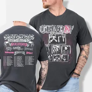 Grey Day 2026 Tour T-Shirt, Suicideboys Concert Merch, Vintage Graphic Tee SRT