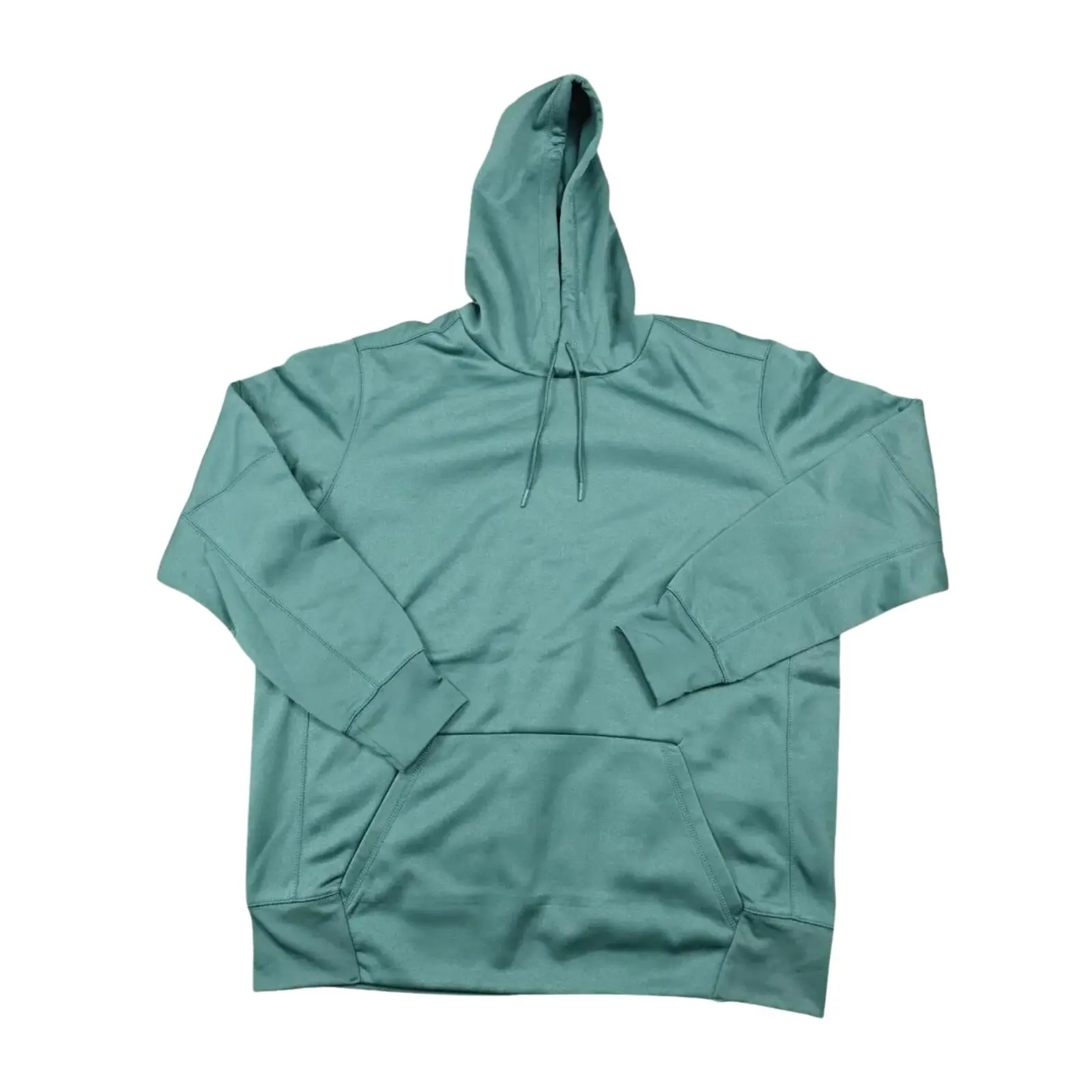 Nike Undecorated Hoodie Men's Sport Teal NKAQ-3JD Pullover Hooded Sweatshirt Casual Sportswear Long Sleeve Fleece Top Comfortable Everyday Athletic Hoodie Relaxed Fit Drawstring Hood Kangaroo Pocket Solid Color Nike Men's Apparel Workout Training