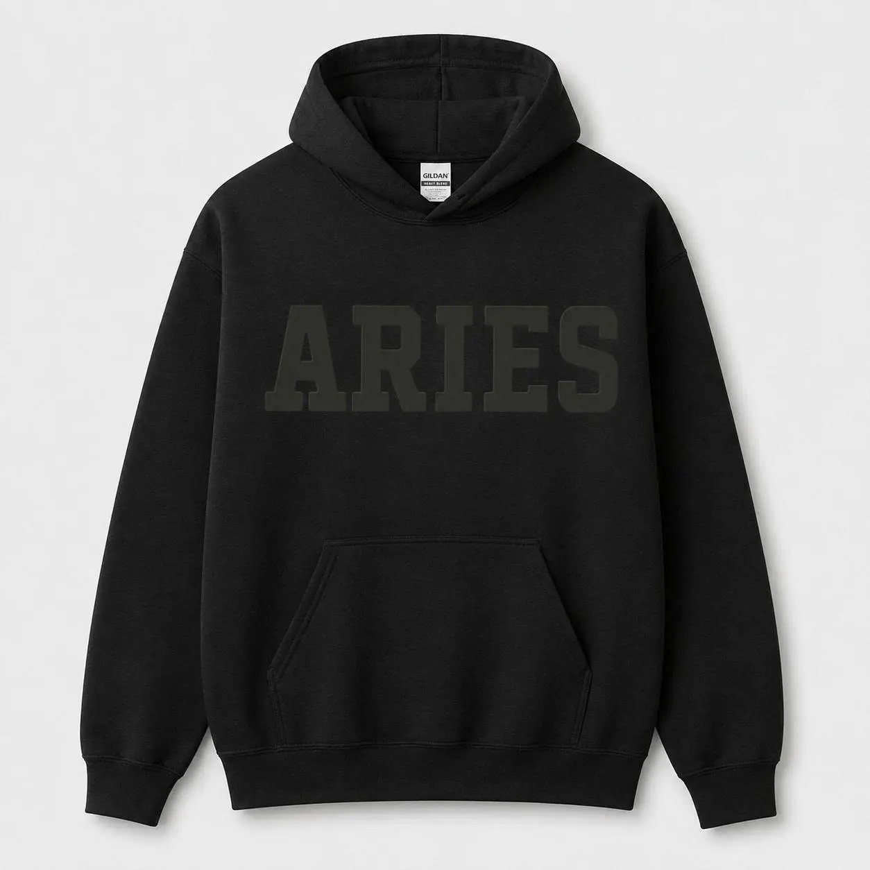 Zodiac Astrology Black On Blck Hoodie For Men& Women, Cute Gift for Men, Gift for Menswear, Birthday Gift, Zodiac Lover