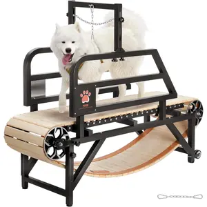 fathersdaygift  VEVOR Dog Treadmill for Large/Medium Dogs with Brake, Slatmill with 3 Adjustable Ramps, Doggy Pacer to Unleash Joy, Keep Active & Fit, Supports Up to 330 lbsVEVOR Super Brand Day