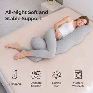 Full-Body Sleep Pillow — Breathable Side-Sleeping Pillow — Ergonomic Full-Body Support Pillow — Cooling Long Pillow for Legs, Abdomen, and Hips — Cooling Pillow