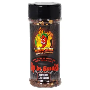 Up In Smoke - Smoky Hot Pepper Flakes - 35,000 SHU - Chipotle, Ancho, Rocoto & Smoked Habanero Peppers