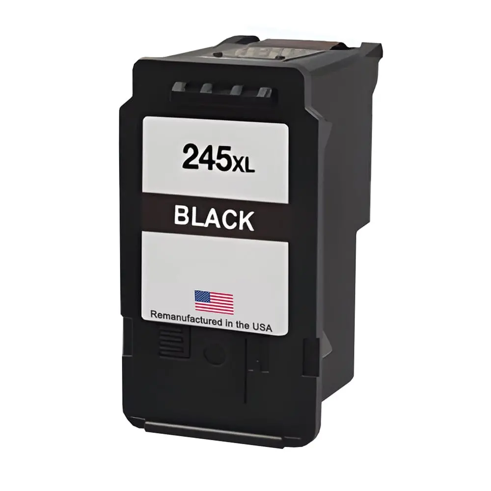 U.S. Remanufactured for Canon PG-245XL Black High Yield Ink Cartridge