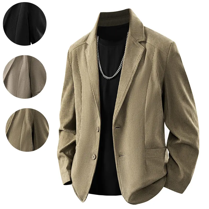 Classic Slim Fit Regency Candace Nylon Suit Coat for All Seasons Casual Wedding High-End Suit Korean Style Business Jacket