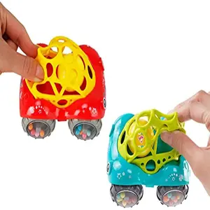 1 Pack Rattle & Roll Car,3 -12 Months Baby Toys 5 inch boy and Girl Infant Toys Vehicles Cute
