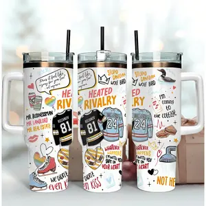 Heated Rivalry Romance 40oz Tumbler, Hollanov Couple Romance Book Tumbler Cup, Hockey Rivals Couple Fan 40 oz Tumbler, Cool Tumbler, Thanks Giving Gift, Chritsmas Tumbler
