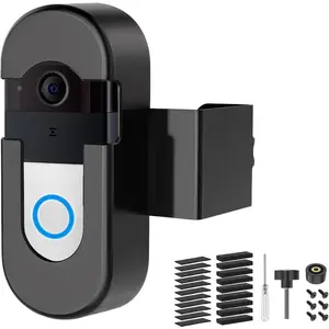 Anti- Video Ring Doorbell Mount, Compatible with Video Doorbell, No Drill Adjustable Mounting Bracket Holder for  Doorbells in Apartments,  Protection Ring Camera Mount Bracket