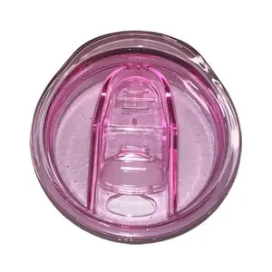 Pink Sliding Locking Lid - 20oz oz 20 oz. 20oz. - Skinny Straight Sublimation Tumbler Color Lid - Amy's Tumbler Junkies - Your Favorite Tumbler Shop!