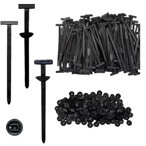 Heavy Duty Self-Locking Nylon Zip  Holder,50Pcs Nylon Universal Cable  Buckle, Multipurpose  Cable  Tool for Car Daily Repair cable  ties  wholesale black cable tie Automotive Accessories Truck