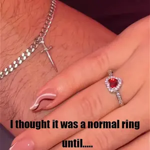 Creative Elegant Heart-Shaped Synthetic Zirconia Ring + Stainless Steel Bracelet Couple Set - Wedding Jewelry, Perfect for Valentine's Day, Mother's Day & Christmas Gifts