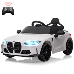 12V Kids Electric Ride On Car, Battery Powered Toy Car with Parental Remote Control, 3 Adjustable Speeds, LED Lights and Music Function, Perfect Holiday Gift for Boys and Girls