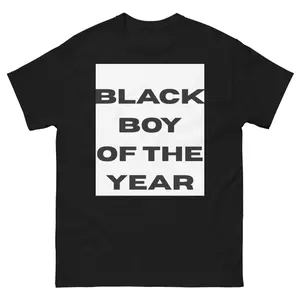 black boy of the year tee Cotton Classic