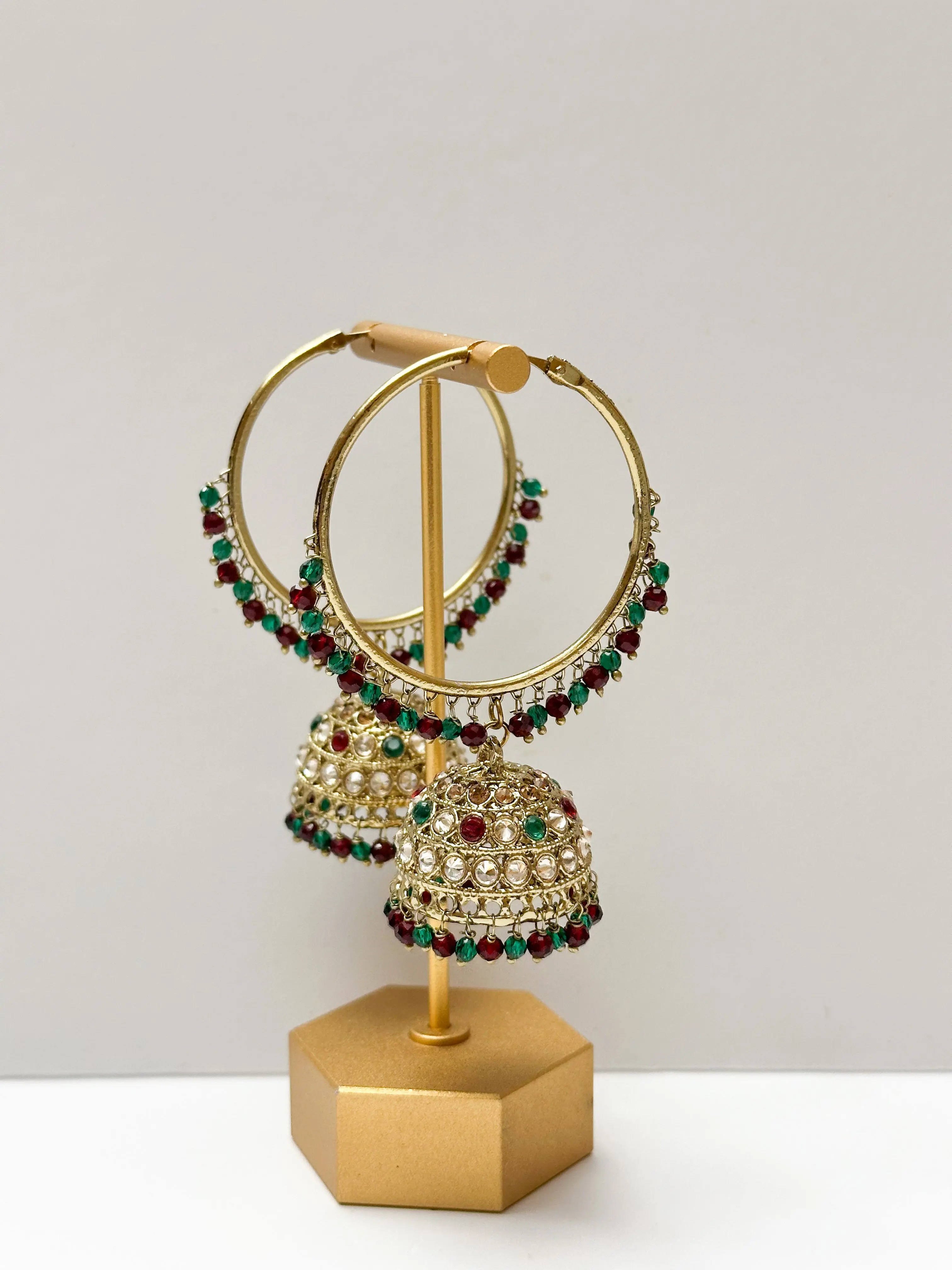 Palak Jhumki Bali Earrings