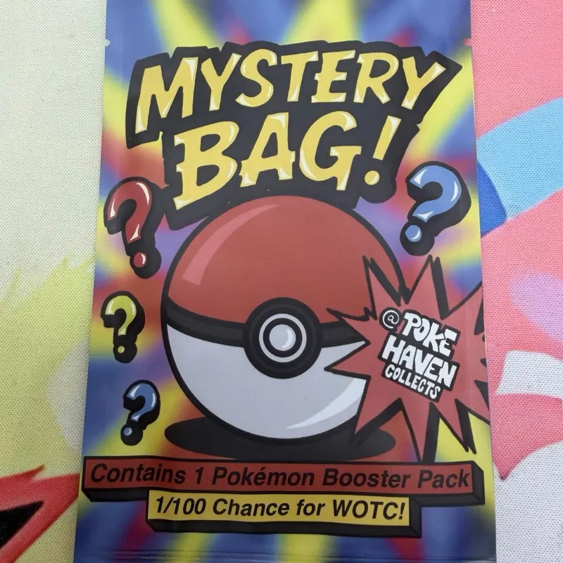 Poke Haven Bag | 1 Sealed Pokémon Booster Pack
