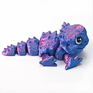 Articulated 3D Printed Baby Lizard – Flexible Reptile Figurine
