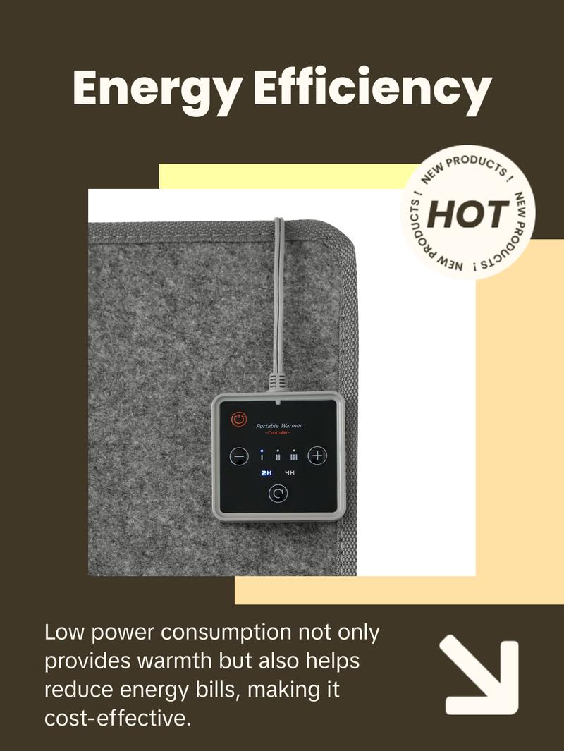 Foldable Electric Space Heater - Silent Radiant Heat - Leg, Foot and Hand Warmer with Thermostat - Home or Office Desk Heater foot warmer viral Foldable Electric Space Heater - Silent Radiant Heat - Leg, Foot and Hand Warmer with Thermostat - Home or Office Desk Heater foot warmer viral