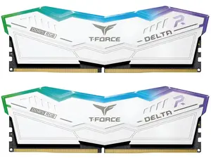 Team T-Force Delta RGB 64GB (2 x 32GB) 288-Pin PC RAM DDR5 6000 (PC5 48000) Desktop Memory Model FF4D564G6000HC38ADC01