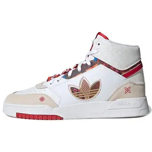 Adidas Originals Drop Step XL CNY Leather High-Top Sneakers for Men and Women with Grip, Durability, and Lightweight Design Casual Sports Shoes Athletic flats rothys