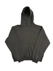 Men Black Color Pullover Hoodie, Relaxed Oversized Fit,Casual Streetwear Hooded Sweatshirt, Comfortable for Daily Outings, Leisure Time and Everyday Casual Matching