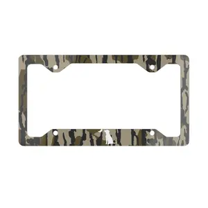 Local Boy Bottomland Camo License Plate Frame, Truck Tag, Car Front Plate Frame, Decoration, Aluminum