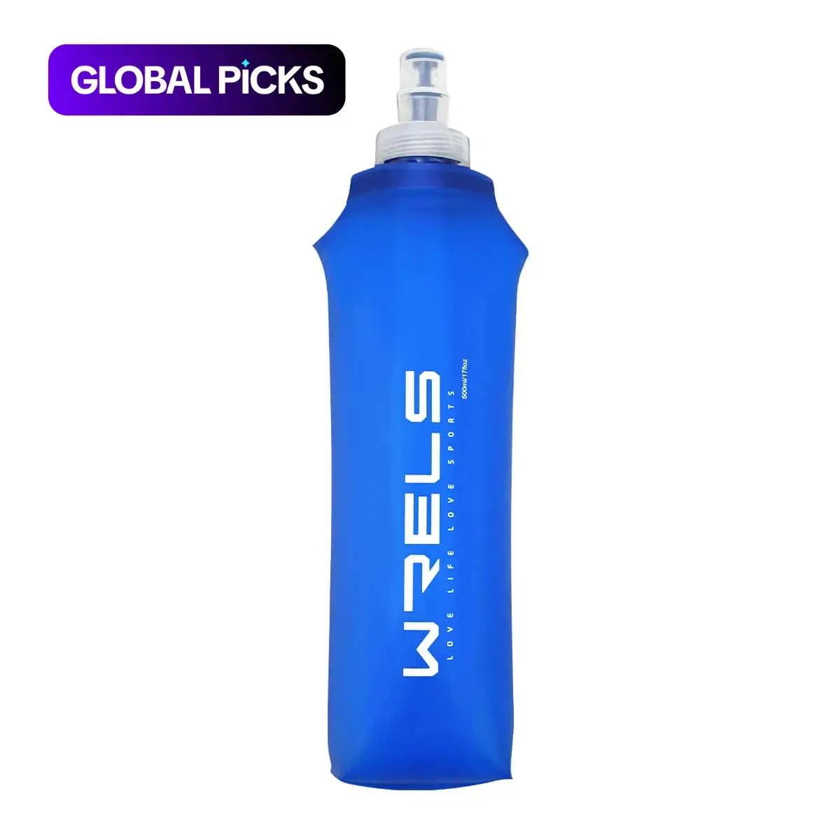 Foldable Sports Water Bottle, Tpu Material Silicone Bite Valve, Lightweight Portable Outdoor Cycling Soft Flask, 1pc/2pcs/3pcs