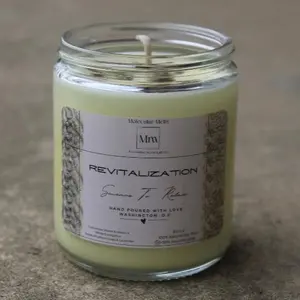 Cucumber Melon & White Eucalyptus Scented Candle - Lemongrass, Lavender Notes | Revitalization Aromatherapy Candle Gift Decor
