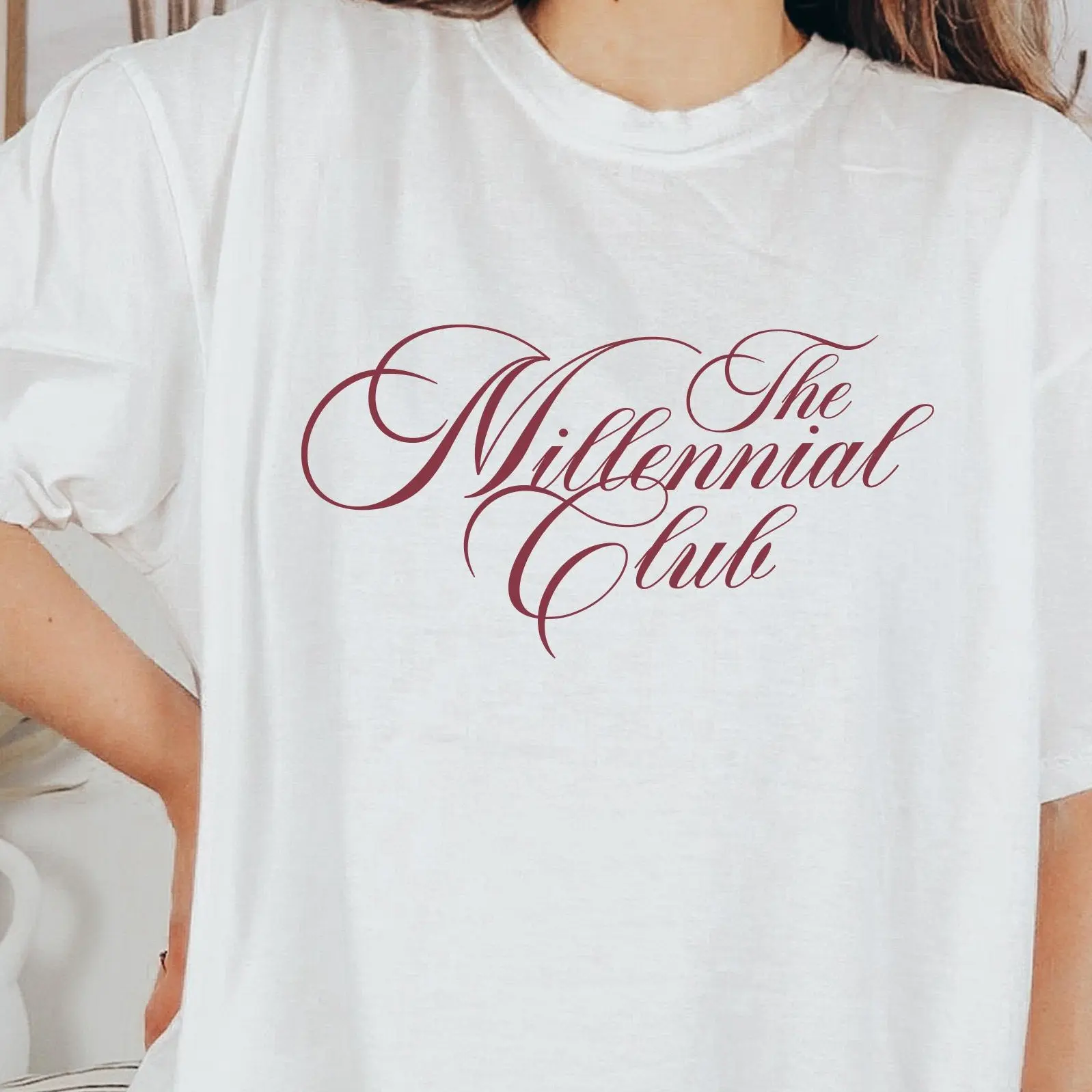 The Millennial Club Comfort Colors T-Shirt | Gift for Millennials | Gift for Her