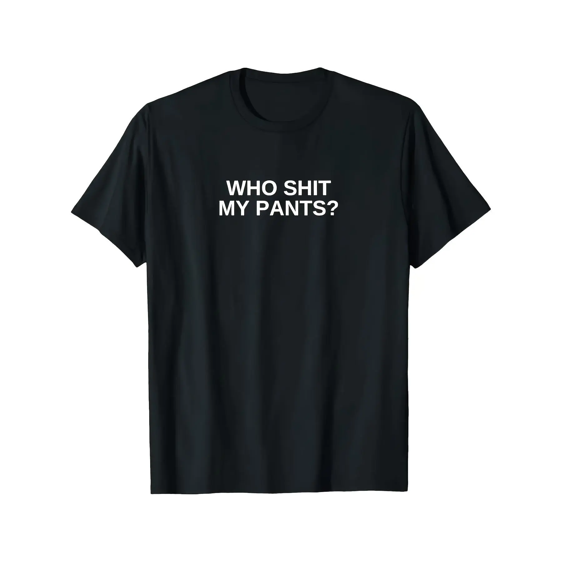 Women's Funny Sarcastic Graphic T-Shirt - Bold White Text, Menswear-Inspired, Short Sleeve Round Neck Streetwear Fashion Tee, Machine Washable Durable Fabric, Casual/Halloween Wear, Edgy Adult Gift, Shortsleeve, Top