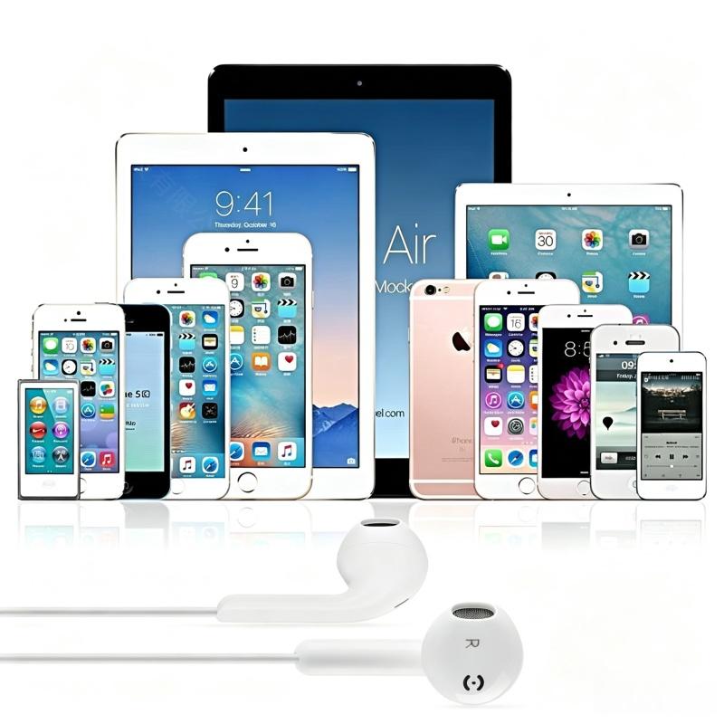 Type-C In-Ear Wired Headphones - Audio Headset with Built-in Microphone, Volume Control, and Wide Device Compatibility