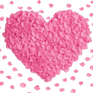 3000 Pcs Rose Petals Artificial Flowers Silk Petals Table Scatters for Romantic Special Night Decorations, Weddings, Valentine's Day, Proposals, Anniversaries, Bridal Showers Party Decor
